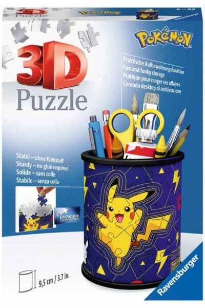 3D Pikachu pennhållare pussel