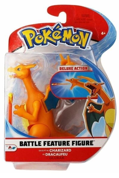 Stridsfunktion Charizard-figur