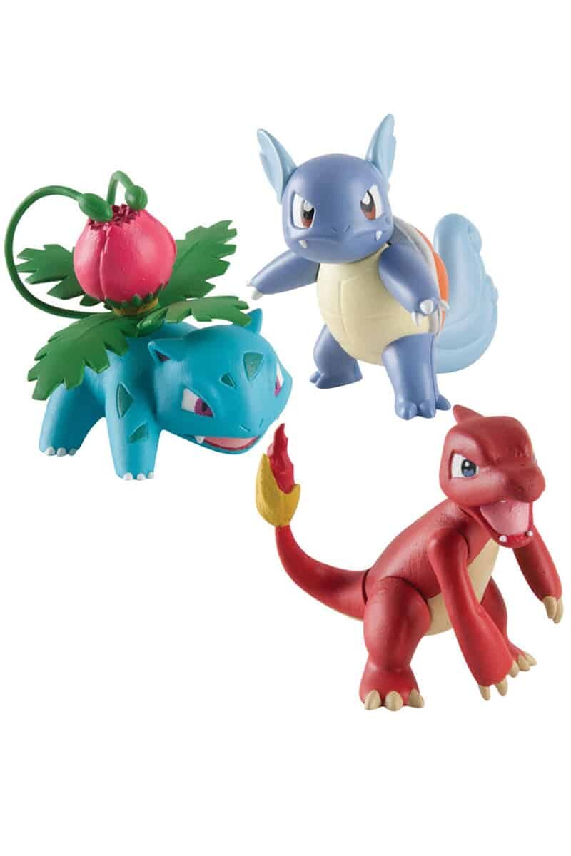 figurer av Ivysaur Charmeleon och Wartortle
