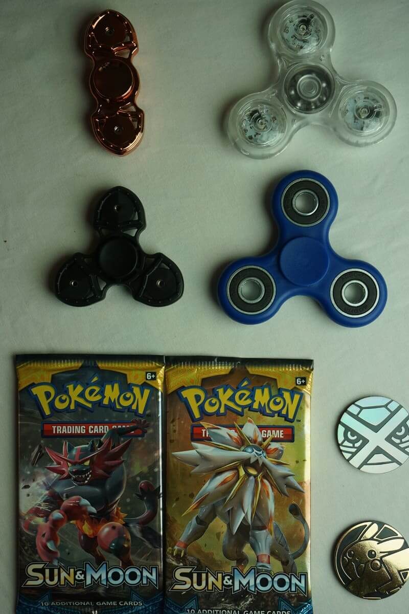 Fidget Spinner och Pokémon julklapp