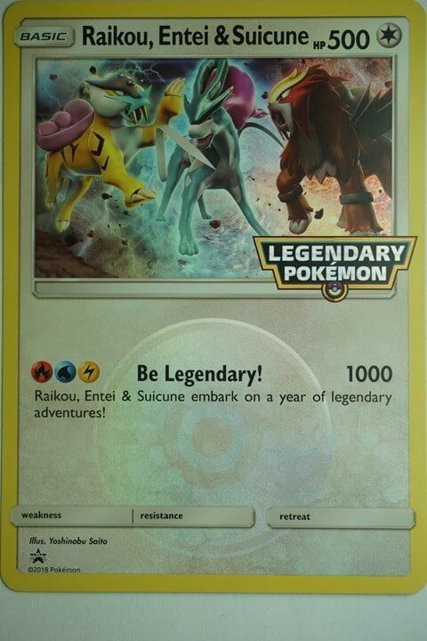 Raikou Entei och Suicune Lengendarisk Large