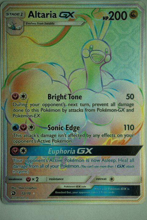 Altaria GX 72/70 Hyper Rare