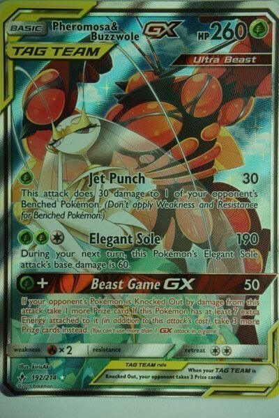 Pheromosa & Buzzwole GX 192/214 Full Art