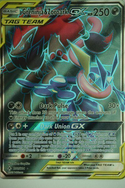 Greninja & Zoroark GX 200/214 Full Art