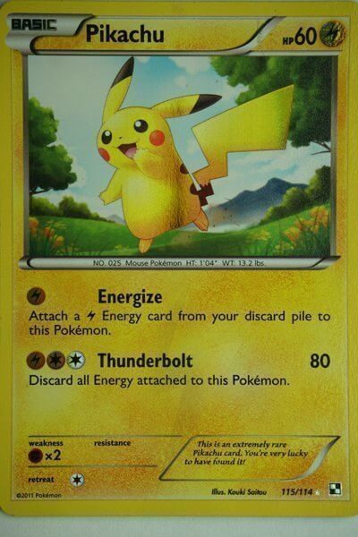 Pikachu 115/114 Secret Rare