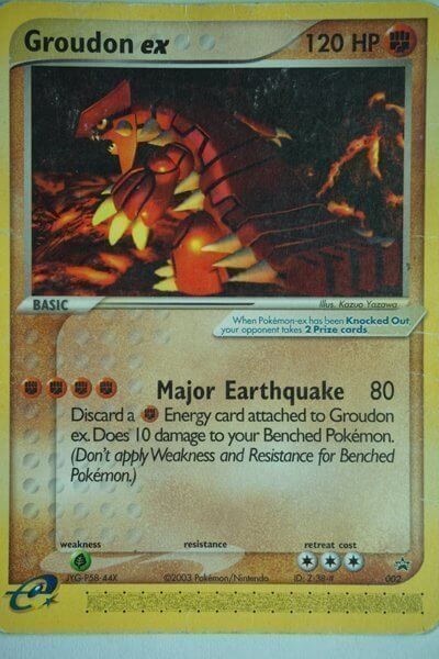 Groudon EX 002 Ultra Rare