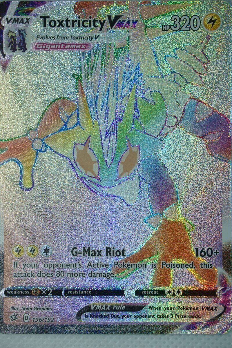 Toxtricity VMAX 196/192 Hyper Rare