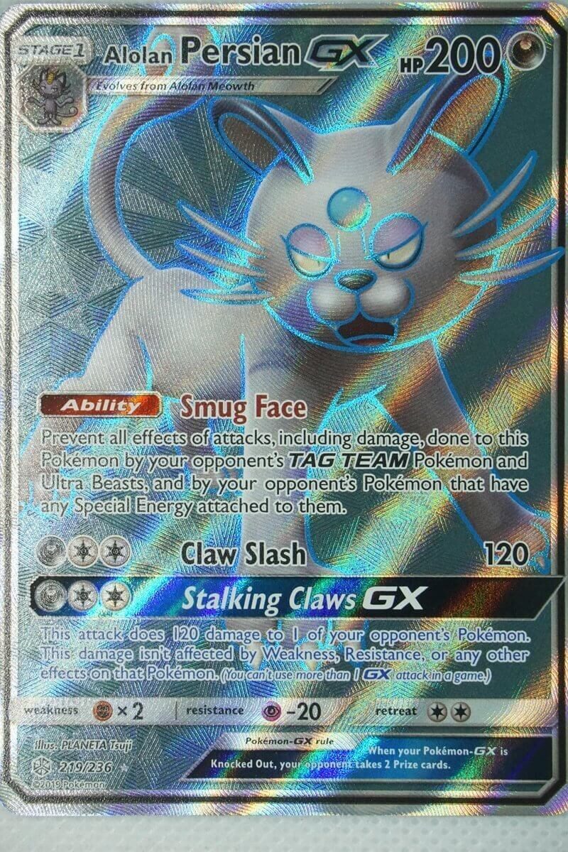 Alolan Persian gx 219/236 Full const