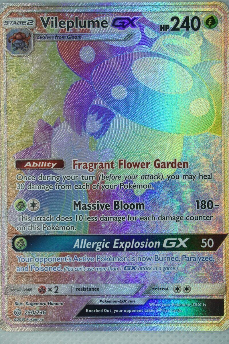 Vileplume GX 250/236 Hyper Rare