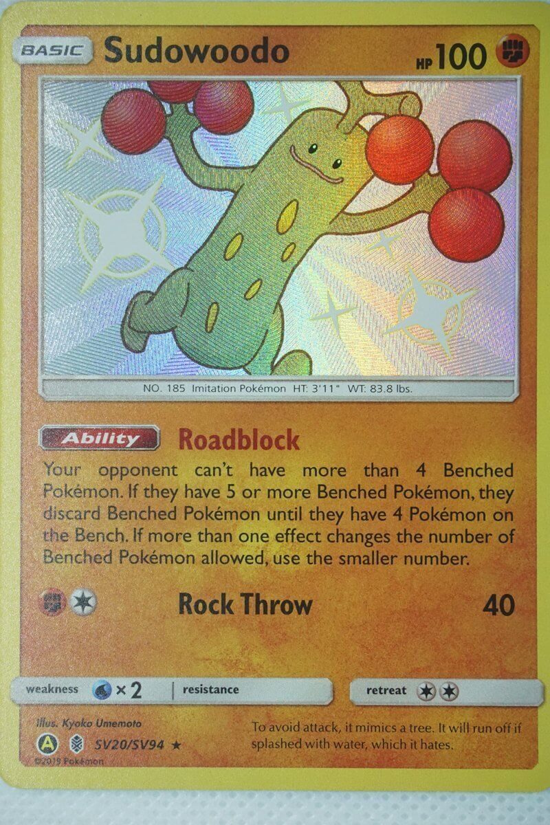 Sudowoodo SV20 / SV94 Shiny Rare