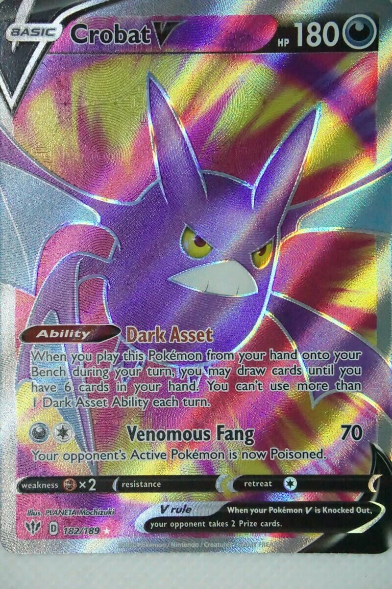 Crobat V 182/189 Full Art