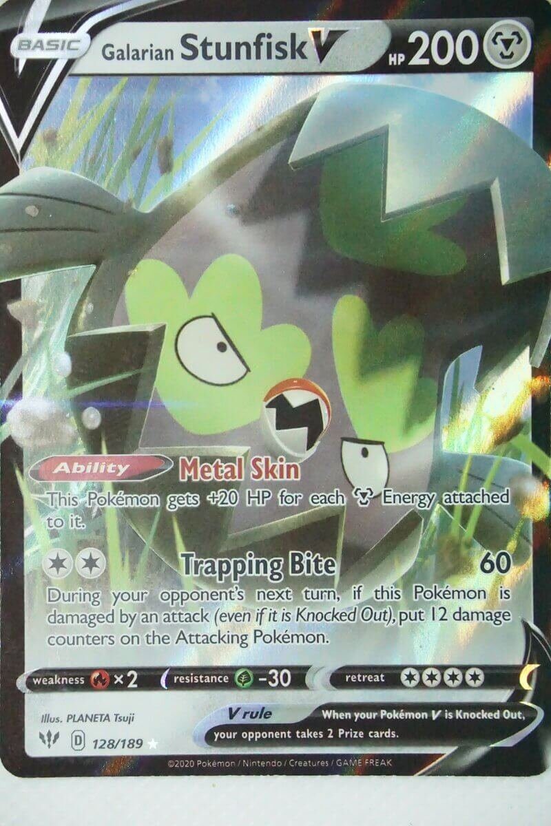 Galarian Stunfisk V 128/189