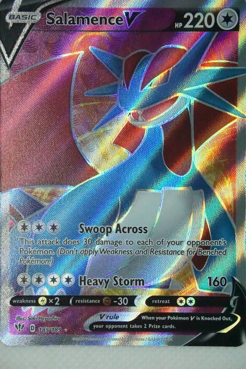 Salamence V 185/189 Full Art