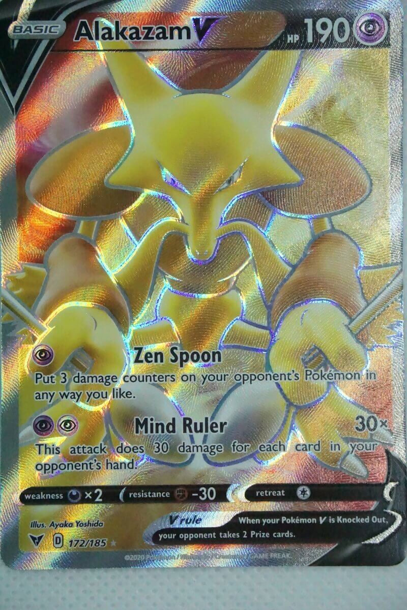 Alakazam V 172/185 Full Art