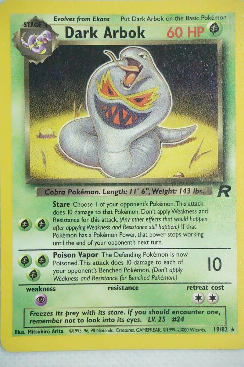 Dark Workbook 2/82 Holo Rare