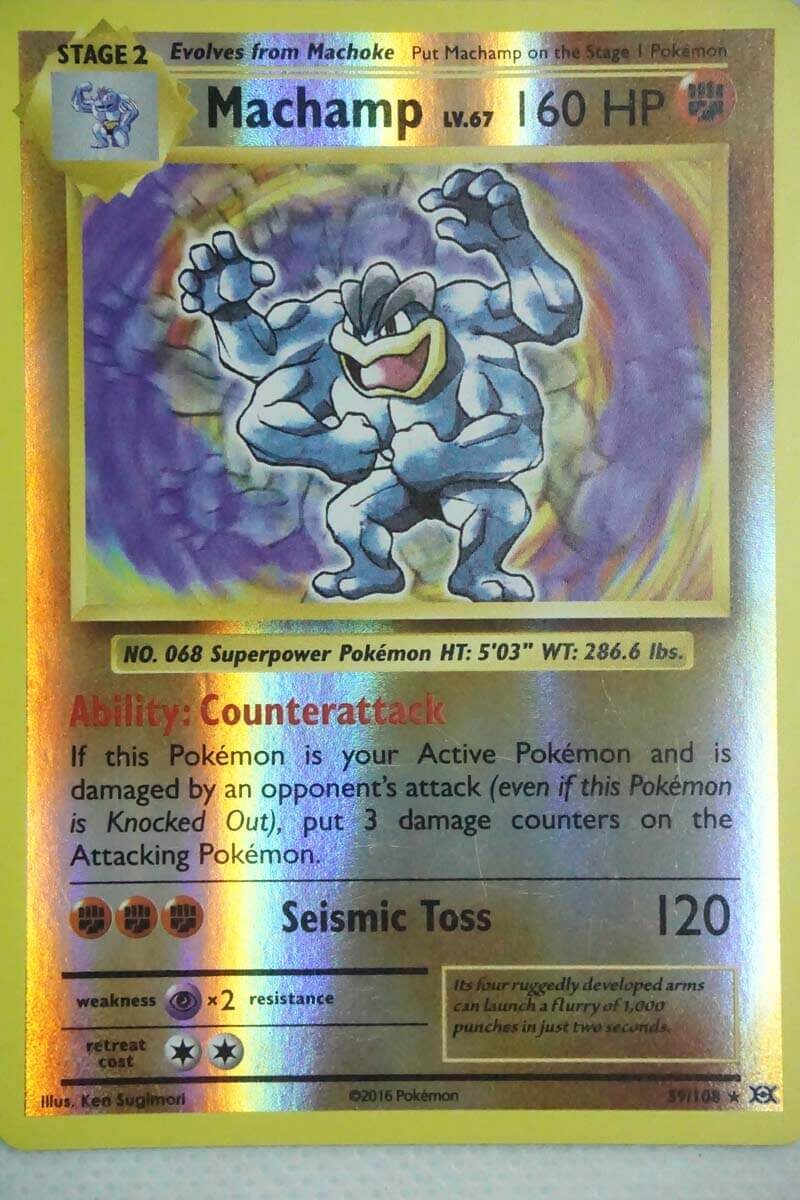 Machamp 59/108 Rare Reverse Holo