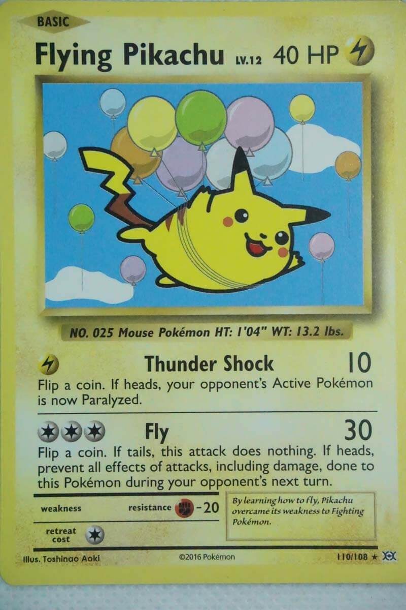 Flying Pikachu 110/108 Secret Rare