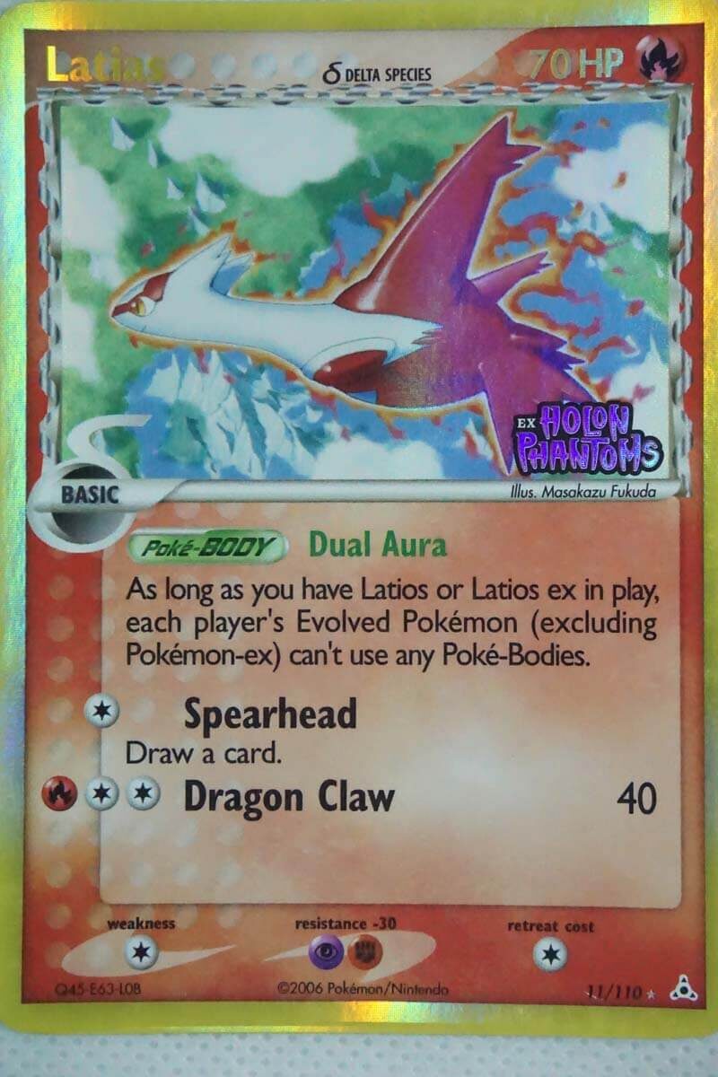 Latias från Delta Species 11/110 i Reverse Holo