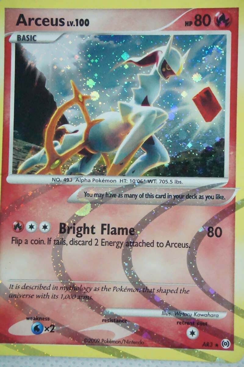 Arceus AR3 Holo Rare