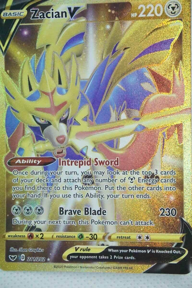 Zacian V 211/202 Guldhemlighet