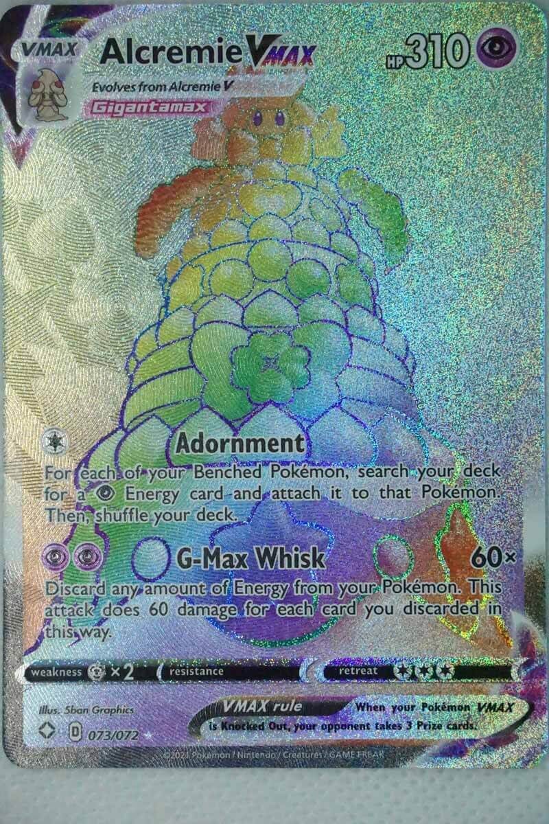 Alcremie VMAX 073/072 Hyper Rare - Pocket Monster