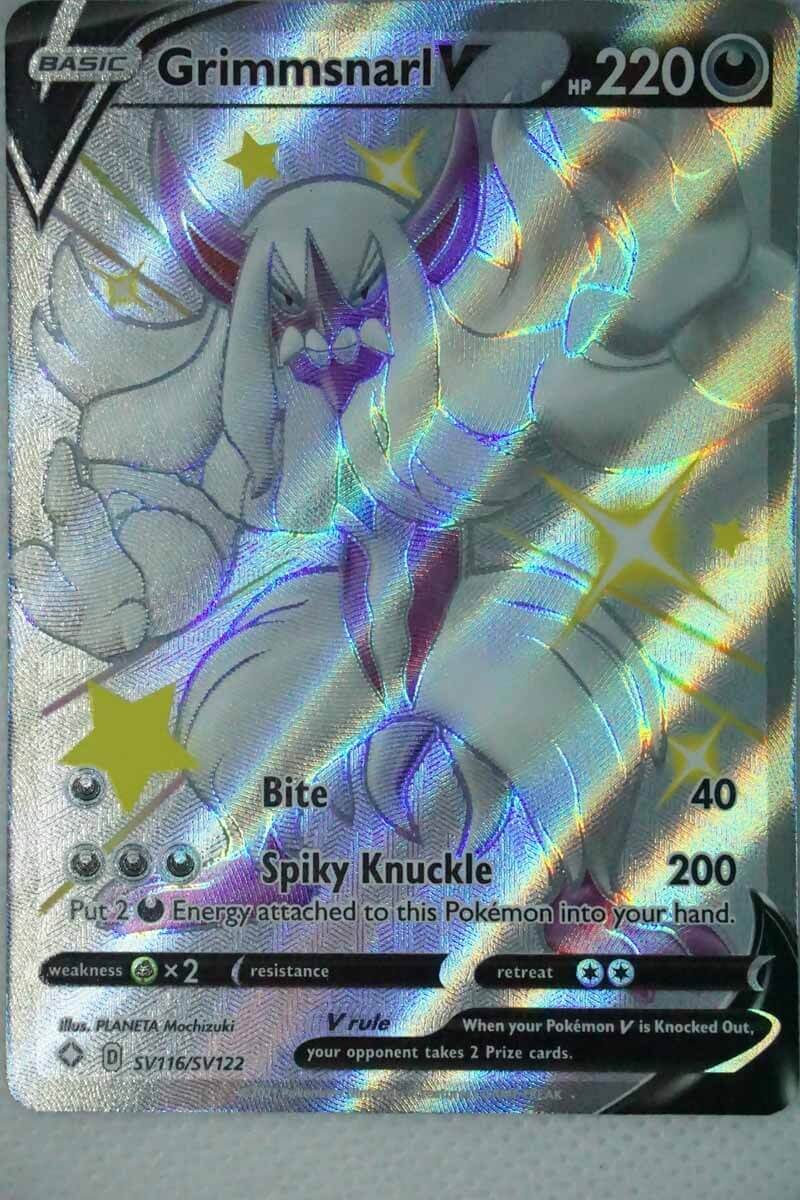 Grimmsnarl V SV116 / SV122 Shiny Rare