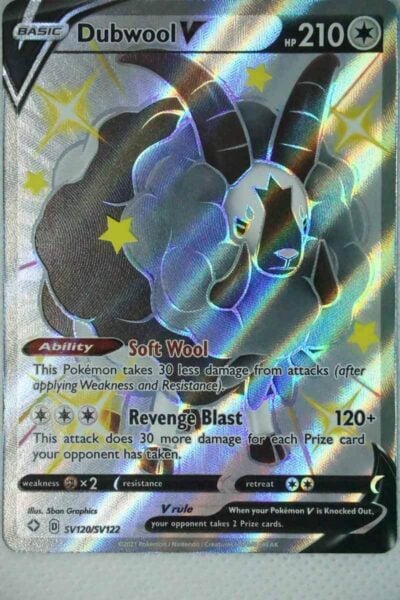 Dubwool V SV120 / SV122 Shiny Rare