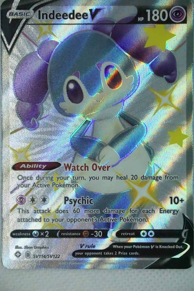 Indeedee V SV114 / SV122 Shiny Rare