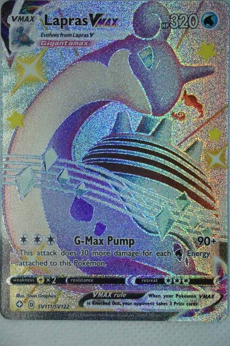 Lapras VMAX SV111 / SV122 Shiny Rare