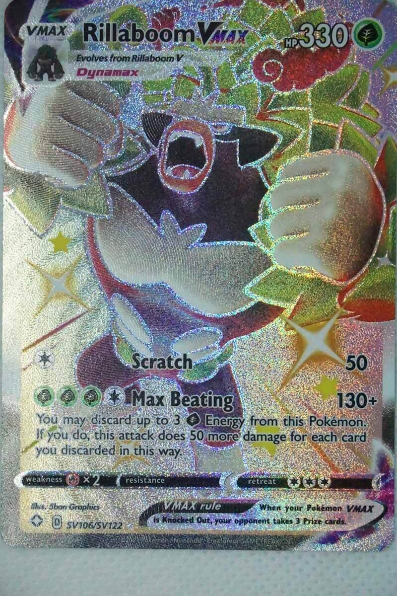 Rillaboom VMAX SV106 / SV122 Shiny Rare