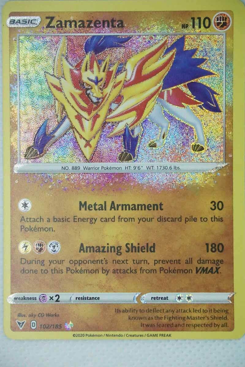Zamazenta 102/185 Fantastiskt sällsynt