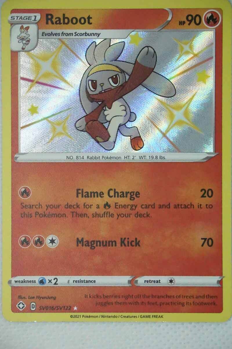 Raboot SV16 / SV122 Shiny Rare