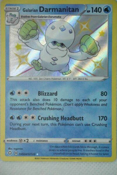 Galarian Darmanitan SV24 / SV122 Shining Rare