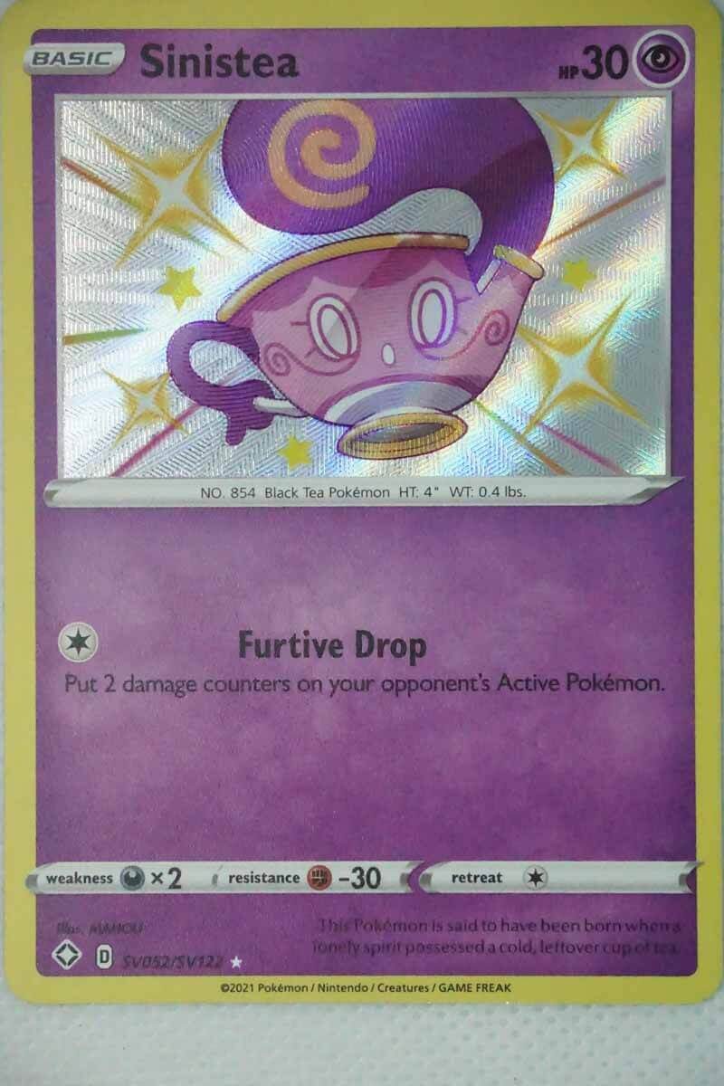 Sinistea SV52 / SV122 Shiny Rare