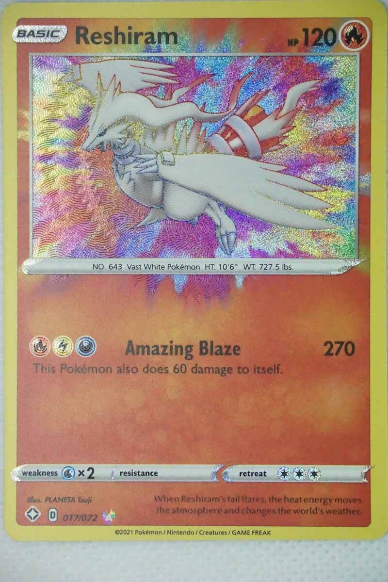 Reshiram 17/72 Fantastiskt sällsynt