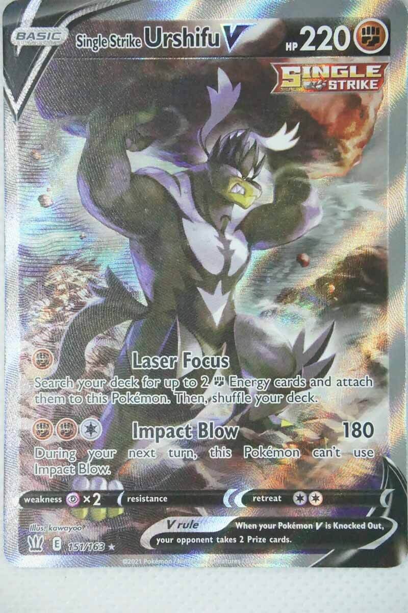 Och slå Urshifu V 151/163 Full Art