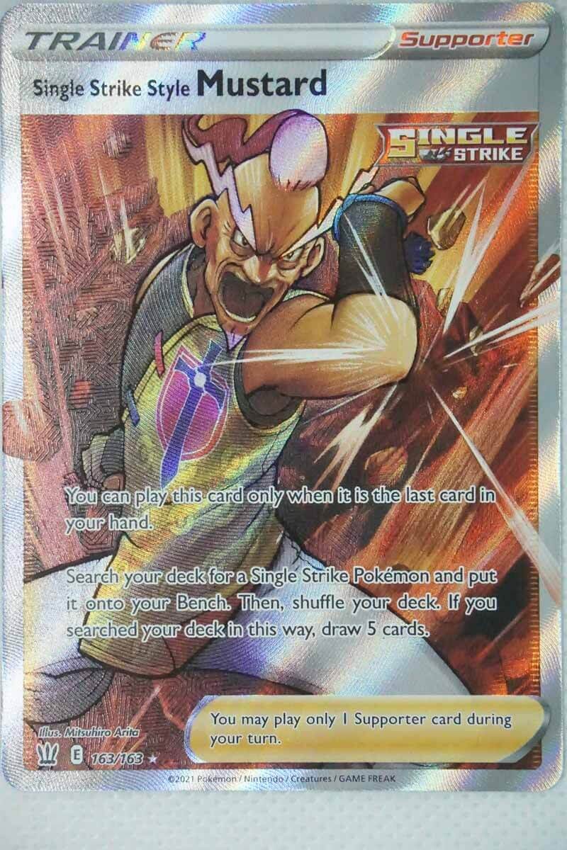 Single Strike Style Senap 163/163 Full Art