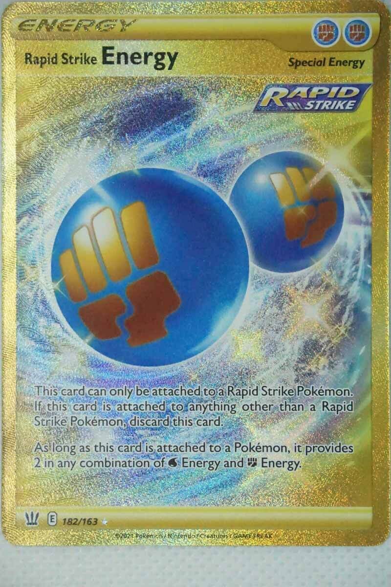 Rapid Strike Energy 182/163 Secret Rare