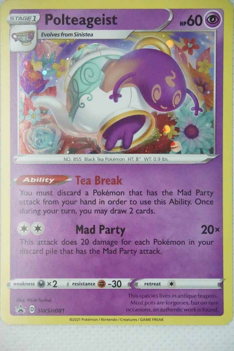 Polteageist SWSH081 Holo Promo