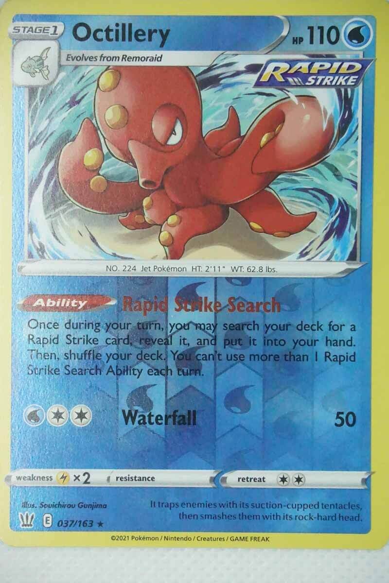 Octillery 37/163 Rare Reverse Holo