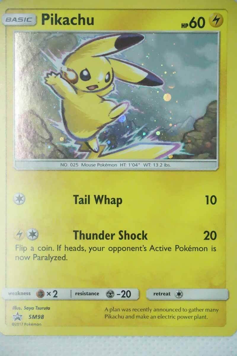 Pikachu SM98 Holo Promo