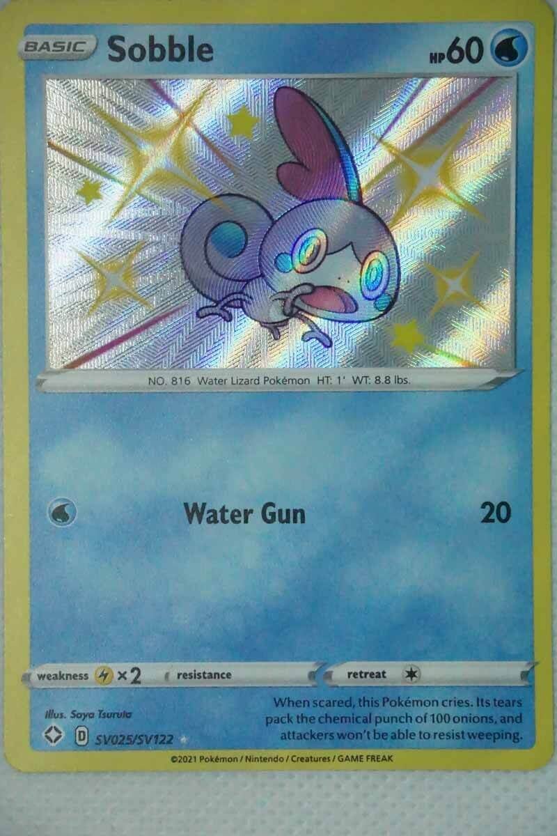 Sobble SV25 / SV122 Shiny Rare