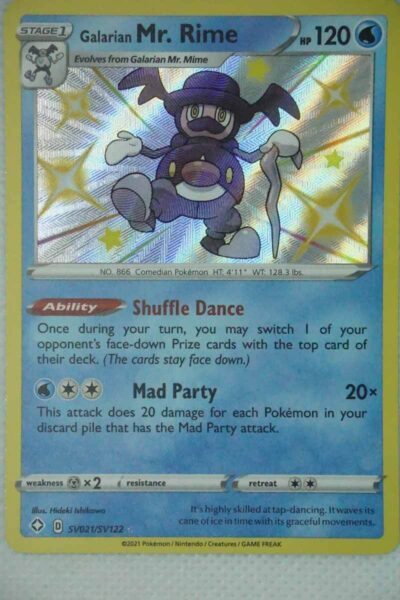 Galarianus, sir. Mime SV20 / SV122 Shiny Rare