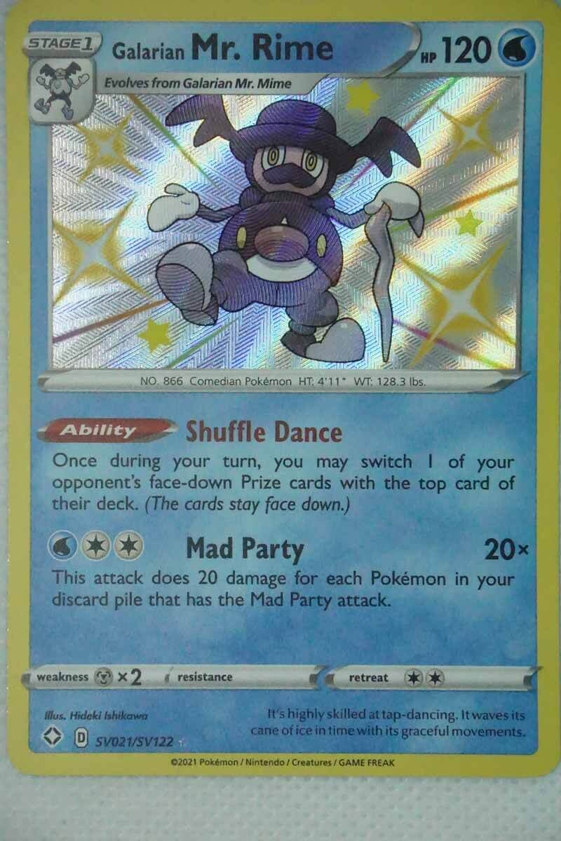 Galarianus, sir. Mime SV20 / SV122 Shiny Rare