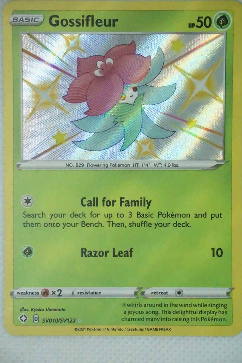 Gossifleur SV10 / SV122 Shiny Rare