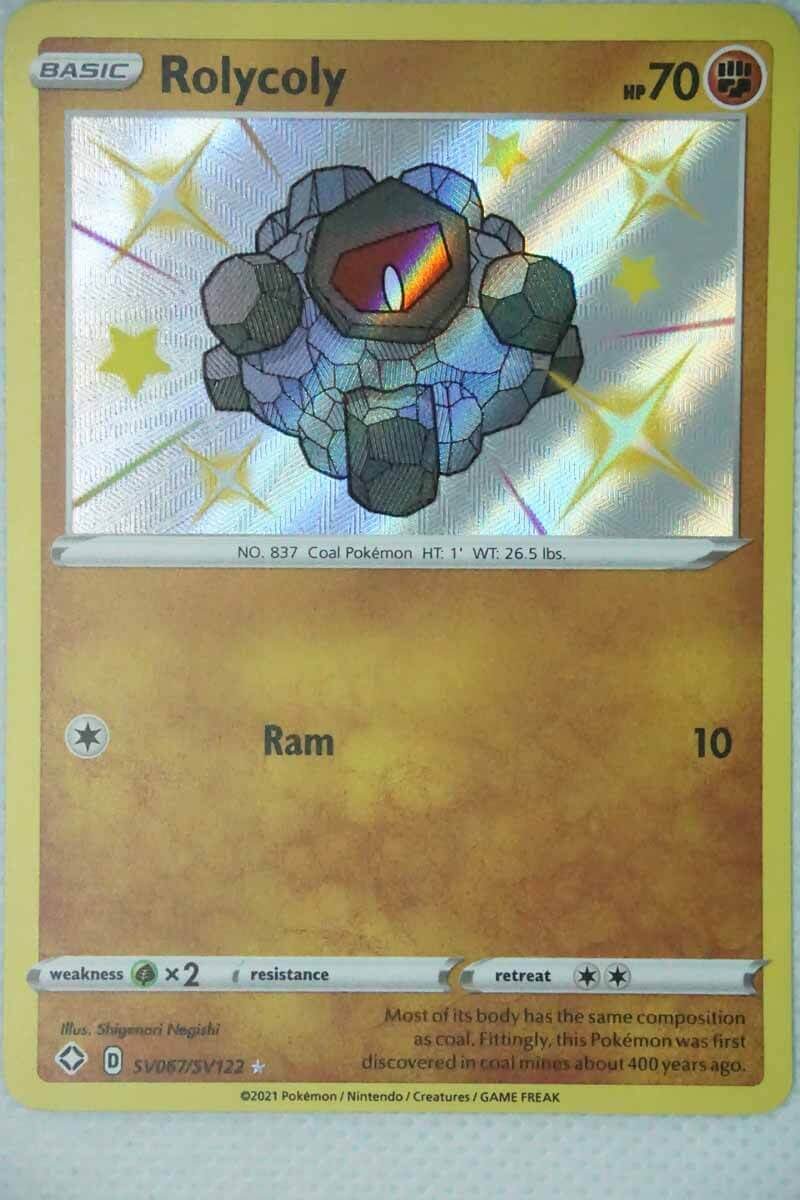 Rolycoly SV67 / SV122 Shiny Rare