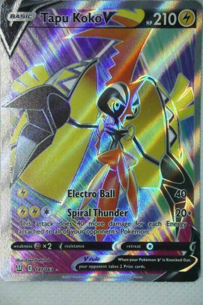 Tapu Koko V 147/163 Full Art