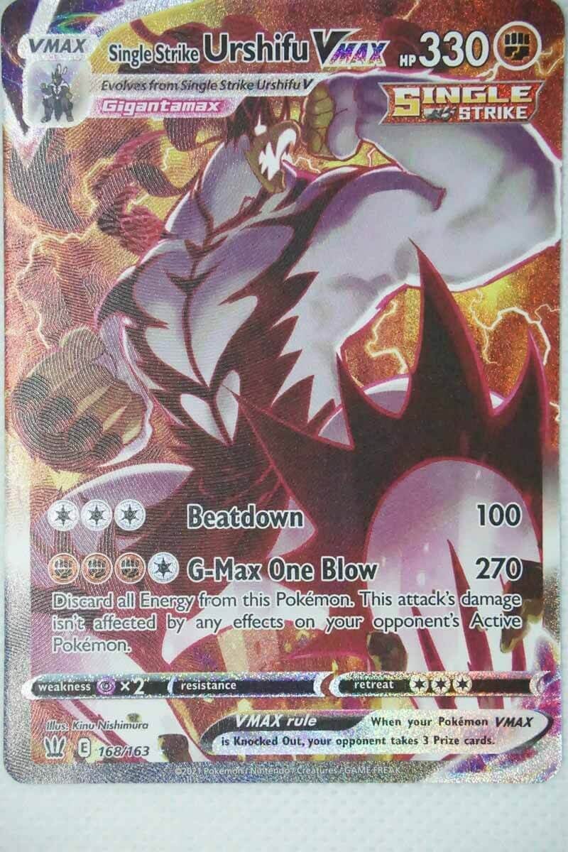 Single strike Urshifu VMAX 168/163 Secret Rare
