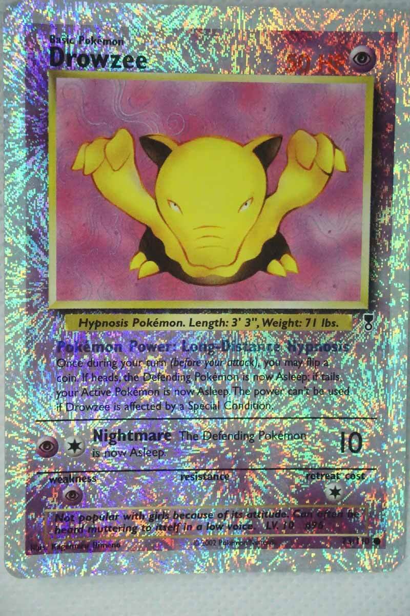 ポケモンカードゲーム Pokemon Card Drowzee 73/110 Holo Drowzee 73/110 Special Holo Edition - Pocket Monster