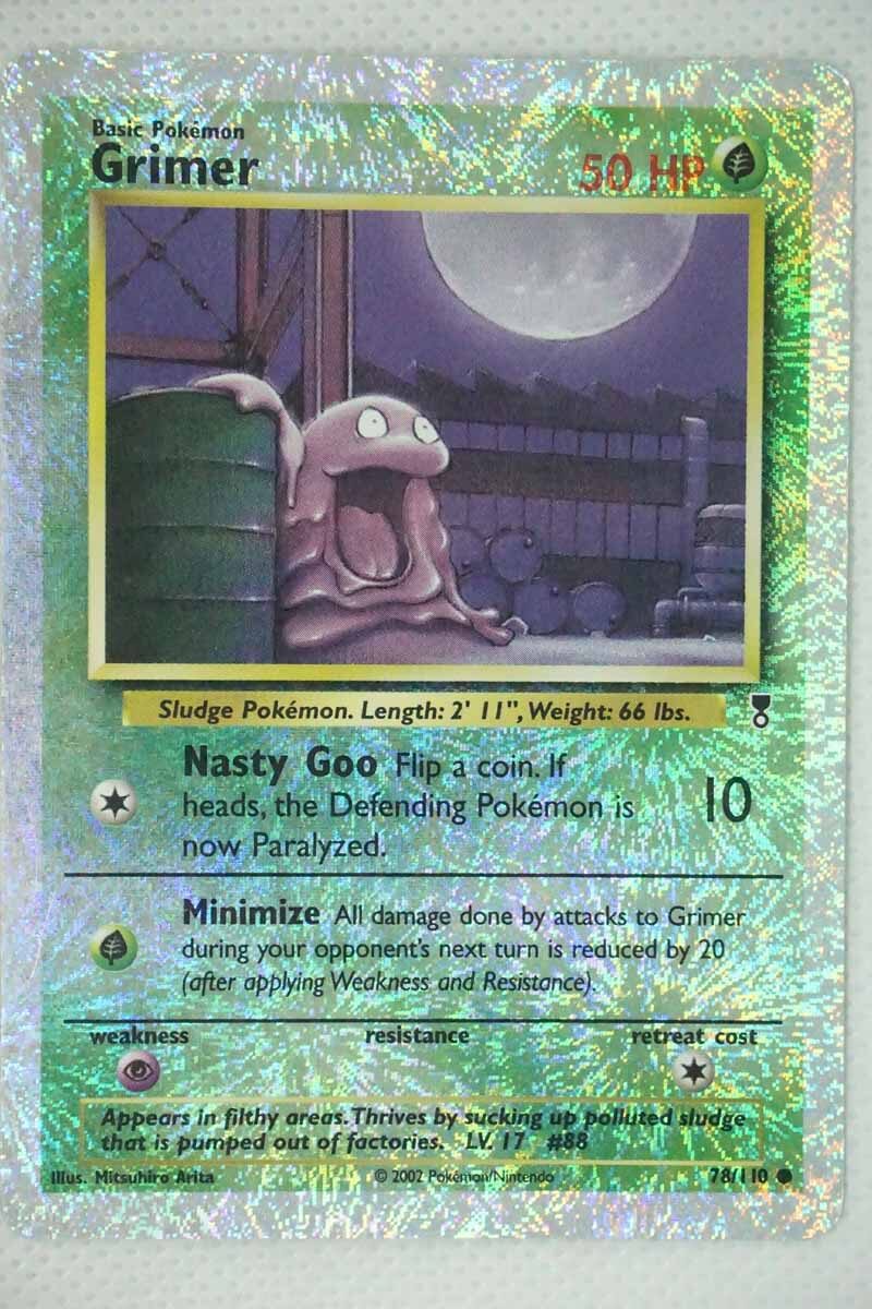 Grimer 48/110 Special Holo Edition - Pocket Monster Grimer 48/110 Special Holo Edition - Pocket Monster